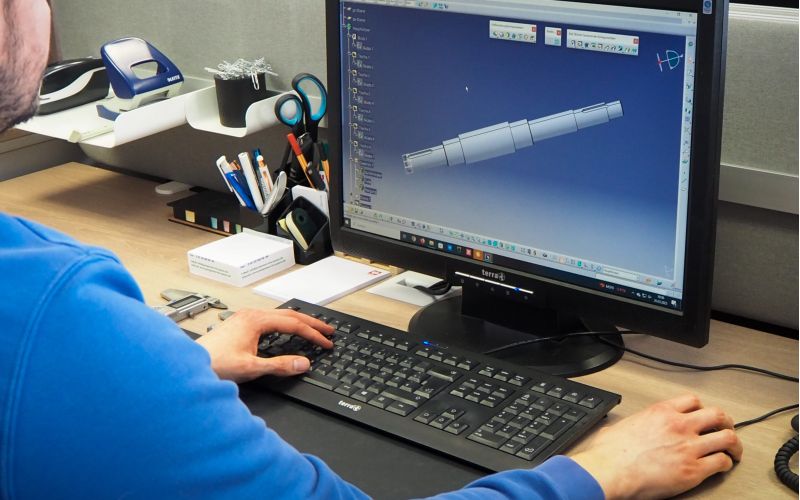 Reinigung einer Maschine